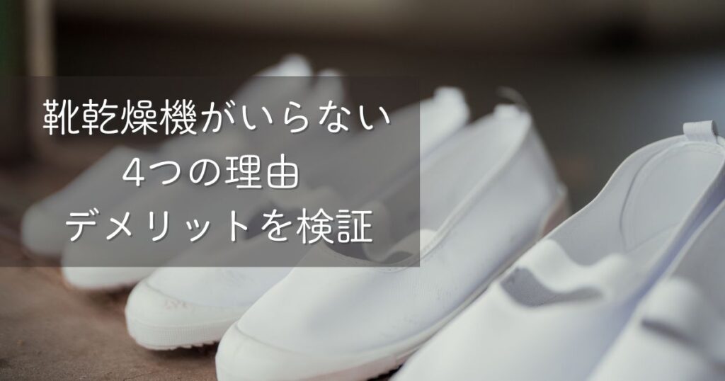 靴乾燥機がいらない4つの理由 デメリットを検証