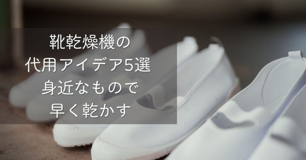 靴乾燥機の代用アイデア5選 身近なもので早く乾かす